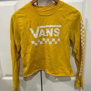 Vans Yellow Long Sleeve Shirt